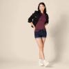 imageAmazon Essentials Womens SlimFit 34 Sleeve Boat Neck TShirtBurgundy