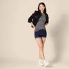 imageAmazon Essentials Womens SlimFit 34 Sleeve Boat Neck TShirtCharcoal Heather