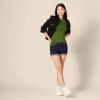 imageAmazon Essentials Womens SlimFit 34 Sleeve Boat Neck TShirtGreen