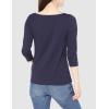 imageAmazon Essentials Womens SlimFit 34 Sleeve Boat Neck TShirtNavy