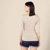 imageAmazon Essentials Womens SlimFit 34 Sleeve Boat Neck TShirtOatmeal Heather