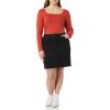 imageAmazon Essentials Womens SlimFit Long Sleeve Square Neck TShirtBrick Red