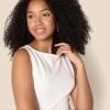 imageAmazon Essentials Womens SlimFit Rib Knit Boatneck Layering TankWhite