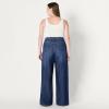 imageAmazon Essentials Womens Ultra Soft MidRise Wide Leg JeanDark Shadow Wash