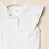 imageAmazon Essentials x Sofia Grainge Baby Girls Embroidered Ruffle Bodysuit Pack of 2Light PinkWhite