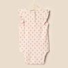 imageAmazon Essentials x Sofia Grainge Baby Girls Embroidered Ruffle Bodysuit Pack of 2StrawberryStripe