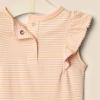 imageAmazon Essentials x Sofia Grainge Baby Girls Embroidered Ruffle Bodysuit Pack of 2StrawberryStripe