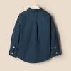 imageAmazon Essentials x Sofia Grainge Toddlers and Baby Boys Stretch Oxford Collar ShirtDark Navy