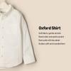 imageAmazon Essentials x Sofia Grainge Toddlers and Baby Boys Stretch Oxford Collar ShirtWhite