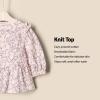 imageAmazon Essentials x Sofia Grainge Toddlers and Baby Girls 34 Sleeve Knit Top Pack of 2Delicate FloralPink