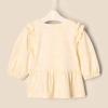 imageAmazon Essentials x Sofia Grainge Toddlers and Baby Girls 34 Sleeve Knit Top Pack of 2Delicate FloralRound Trees