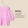 imageAmazon Essentials x Sofia Grainge Toddlers and Baby Girls 34 Sleeve Knit Top Pack of 2PinkSmall Ladybugs