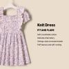 imageAmazon Essentials x Sofia Grainge Toddlers and Baby Girls Embroidered Knit DressBlue Ivory Delicate Floral