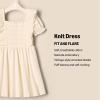 imageAmazon Essentials x Sofia Grainge Toddlers and Baby Girls Embroidered Knit DressIvory