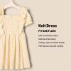 imageAmazon Essentials x Sofia Grainge Toddlers and Baby Girls Embroidered Knit DressLight Yellow Delicate Floral