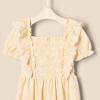 imageAmazon Essentials x Sofia Grainge Toddlers and Baby Girls Embroidered Knit DressLight Yellow Delicate Floral
