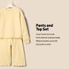 imageAmazon Essentials x Sofia Grainge Toddlers and Baby Girls French Terry Pant and Top SetButter Yellow