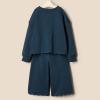 imageAmazon Essentials x Sofia Grainge Toddlers and Baby Girls French Terry Pant and Top SetDark Navy