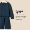 imageAmazon Essentials x Sofia Grainge Toddlers and Baby Girls French Terry Pant and Top SetDark Navy