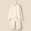 imageAmazon Essentials x Sofia Grainge Toddlers and Baby Girls French Terry Pant and Top SetIvory