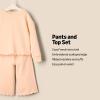 imageAmazon Essentials x Sofia Grainge Toddlers and Baby Girls French Terry Pant and Top SetPale Peach