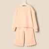 imageAmazon Essentials x Sofia Grainge Toddlers and Baby Girls French Terry Pant and Top SetPale Peach