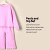 imageAmazon Essentials x Sofia Grainge Toddlers and Baby Girls French Terry Pant and Top SetPink