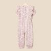imageAmazon Essentials x Sofia Grainge Toddlers and Baby Girls Ruffle RomperBlue Ivory Delicate Floral