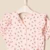 imageAmazon Essentials x Sofia Grainge Toddlers and Baby Girls Ruffle RomperPale Pink Small Ladybugs