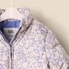 imageAmazon Essentials x Sofia Grainge Toddlers and Baby Girls Taffeta Puffer JacketBlue Ivory Delicate Floral