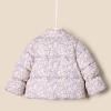 imageAmazon Essentials x Sofia Grainge Toddlers and Baby Girls Taffeta Puffer JacketBlue Ivory Delicate Floral