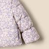 imageAmazon Essentials x Sofia Grainge Toddlers and Baby Girls Taffeta Puffer JacketBlue Ivory Delicate Floral