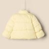 imageAmazon Essentials x Sofia Grainge Toddlers and Baby Girls Taffeta Puffer JacketButter Yellow