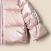 imageAmazon Essentials x Sofia Grainge Toddlers and Baby Girls Taffeta Puffer JacketMetallic Light Pink