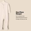 imageAmazon Essentials x Sofia Grainge Unisex Babies Cotton Footed Sleep and Play Bodysuit Pack of 2IvoryNavy