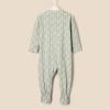 imageAmazon Essentials x Sofia Grainge Unisex Babies Cotton Footed Sleep and Play Bodysuit Pack of 2Pale GreenPosey Floral
