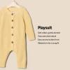 imageAmazon Essentials x Sofia Grainge Unisex Babies Knit PlaysuitButter Yellow