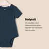 imageAmazon Essentials x Sofia Grainge Unisex Babies Short Sleeve Crewneck Bodysuit Pack of 3Dark NavyIvoryLight Blue