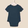imageAmazon Essentials x Sofia Grainge Unisex Babies Short Sleeve Crewneck Bodysuit Pack of 3Dark NavyIvoryLight Blue