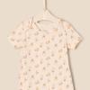 imageAmazon Essentials x Sofia Grainge Unisex Babies Short Sleeve Crewneck Bodysuit Pack of 3IvoryLamb FacesRabbits