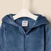 imageAmazon Essentials x Sofia Grainge Unisex Babies Velour Hooded CoverallDark Navy