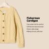 imageAmazon Essentials x Sofia Grainge Unisex Toddlers and Babies Fisherman Cardigan SweaterButter Yellow