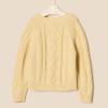 imageAmazon Essentials x Sofia Grainge Unisex Toddlers and Babies Fisherman Cardigan SweaterButter Yellow