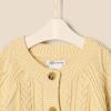 imageAmazon Essentials x Sofia Grainge Unisex Toddlers and Babies Fisherman Cardigan SweaterButter Yellow