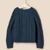 imageAmazon Essentials x Sofia Grainge Unisex Toddlers and Babies Fisherman Cardigan SweaterDark Navy