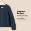 imageAmazon Essentials x Sofia Grainge Unisex Toddlers and Babies Fisherman Cardigan SweaterDark Navy
