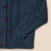 imageAmazon Essentials x Sofia Grainge Unisex Toddlers and Babies Fisherman Cardigan SweaterDark Navy