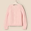 imageAmazon Essentials x Sofia Grainge Unisex Toddlers and Babies Fisherman Cardigan SweaterLight Pink