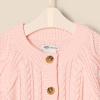 imageAmazon Essentials x Sofia Grainge Unisex Toddlers and Babies Fisherman Cardigan SweaterLight Pink