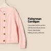 imageAmazon Essentials x Sofia Grainge Unisex Toddlers and Babies Fisherman Cardigan SweaterLight Pink